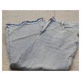 Size 12 Womens Wide Leg Crop Jeans
