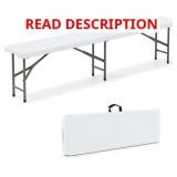 Vingli Foldable Bench Seat 6x1ftx17in