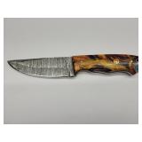 8in Knife Full Tang with Leather Sheath