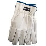 XL Forney Hydra-Lock Leather Work Gloves, Men