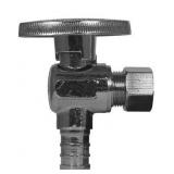 3pk Angle Supply Ball Stop 1/2x3/8in