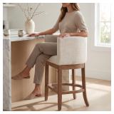 26in CIMOTA Bar Stool Beige Linen