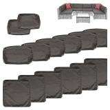 14pc MOTION Patio Cushion Covers Grey