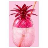 4pk Dunkin Doughnuts Pineapple Cup 24oz