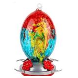 30oz REZIPO Glass Hummingbird Feeder