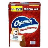 30 Rolls Charmin Ultra Strong Toilet Paper