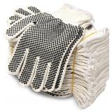 12 Pairs Large Knit Shell Work Gloves