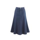 Size 8 Women's Denim Jean Skirt Blue