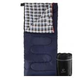 75x33in Cotton Flannel Sleeping Bag REDCAMP 6lbs