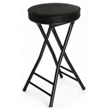 24in Gluck Folding Stool Bar Chair
