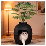 Hidden Fake Plant Litter Box 42.5x17.7in