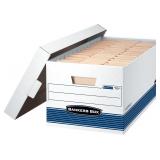 4pk Bankers Box 25x15x15in