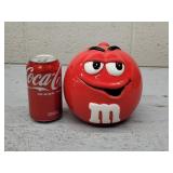 Red M&M Cookie Jar