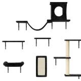 6pc NUNU LAB Cat Wall Shelves Luxury Set