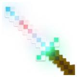 Fun Central 18' Teal LED Pixel Sword