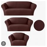 3pc Citi Mall Furniture Slipcover Set 32-96in