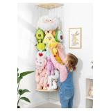 Wooden Stuffed Animal Storage Corner Organizer