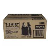 1000ct T-Shirt Carry-Out Bags 11.5x6.5x22in