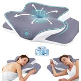 Cervical Neck Pillow - Pain Relief, Grey