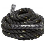 30ft Amazon Basics Battle Rope for Home Gym