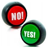 Granatan Yes/No Button with Sound, 2 Buzzers
