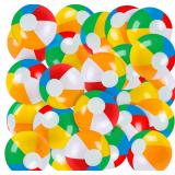 24ct Inflatable Beach Balls 12in