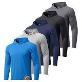 5pc XXL Mens UPF 50+ Hoodie Rashguard