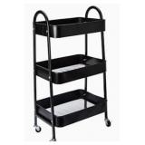 Room2Room 3-Tier Metal Rolling Cart