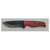 8in Full Tng Knife with Leather Sheath