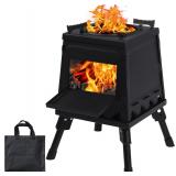 18x11.8in Wood Burning Camp Stove