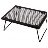 Portable Campfire Grill Grate, Folding Steel