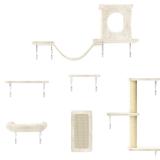 6pc Cat Wall Furniture Set