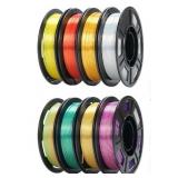2KG CR-Silk 1.75mm PLA Filament (250g 8)