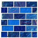 11sqft Aquabella Aurora Glass Mosaic Tile 12x12in