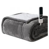 Queen SLEEPBELLA Electric Blanket w/ Temp 84x90in