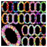 48pc LED Hawaiian Leis Light Up Lights