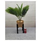 30in Palm Plant with Stand