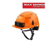 Bolt Orange Type 2 Front Brim Helmet