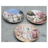 3ct Precious Moments Collection Plates 8in