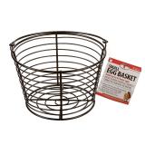 Little Giant Steel Egg Basket 8x8x5in