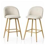 2ct Homy Casa Swivel Bar Stools 26in