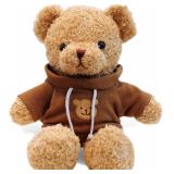 15.7in Teddy Bear Plush w/Hoodie