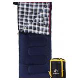 REDCAMP Cotton Flannel Sleeping Bag 75x33in