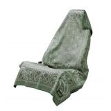 Car Seat Cover Towel, Paisley Probs Green