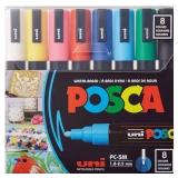 uni POSCA PC-5M Water-Based Paint Markers, 8ct