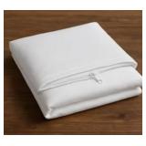 12ct Queen Cotton Bay Zippered Pillow Protector