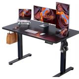 ErGear Adjustable Standing Desk, 48x24in Black