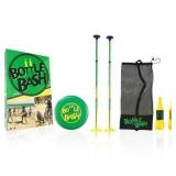 Bottle Bash Outdoor Disc Toss Game Set