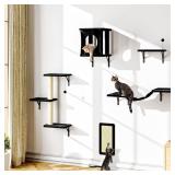 5pc NUNU LAB Cat Wall Shelves Set
