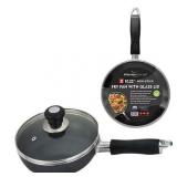 10.25in Non-Stick Fry Pan w/Glass Lid